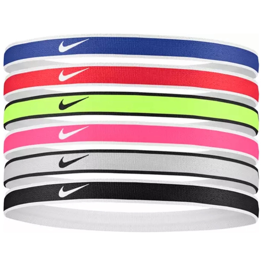 NEW Nike Women's Swoosh Sport Headbands – 6 Pack